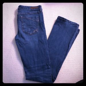 Express Jeans barely boot size 8 long